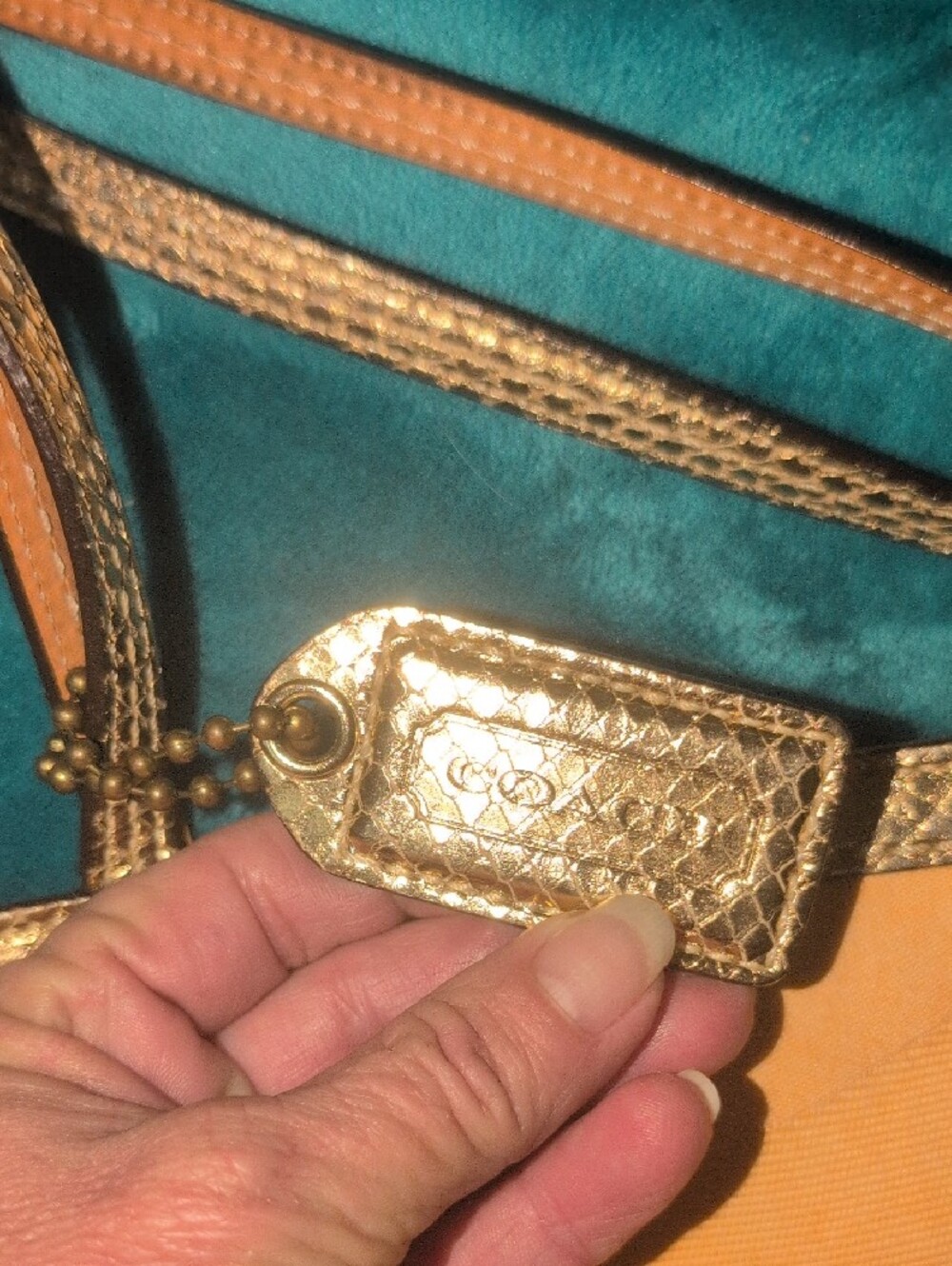 2006 Coach Limited Edition Orange Ombre Sig. Tote  #  7567  - Retail Bag - Picture 10 of 14